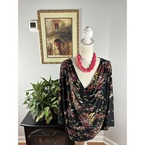 Everyday Women's 4XL Super-Soft Essential Crowl Necklace Relaxed Fit Tee